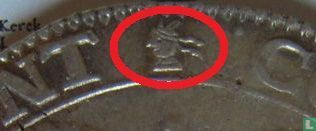 Deventer 1 zilveren dukaat 1662 (Morenkop) - Afbeelding 3