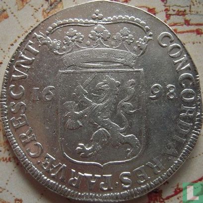Deventer 1 silver ducat 1698 - Image 1