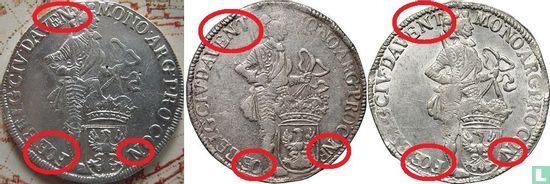 Deventer 1 silver ducat 1698 - Image 3