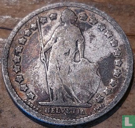 Switzerland ½ franc 1877 - Image 2