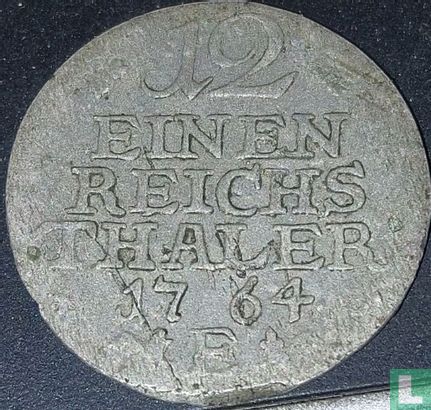 Pruisen 1/12 thaler 1764 (E) - Afbeelding 1