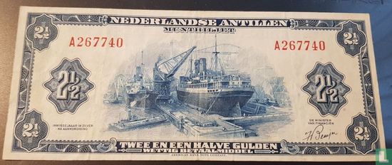  Netherlands Antilles 2.5 guilders 1955 (A) - Image 1