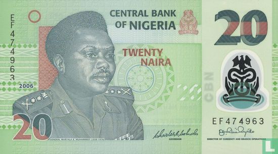 Nigeria 20 Naira 2006 (1) - Afbeelding 1