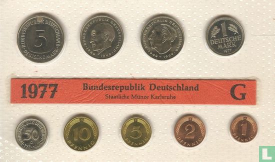 Duitsland jaarset 1977 (G) - Afbeelding 1