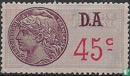 France timbre fiscal - Daussy 1936 (0,45F) - Afbeelding 2