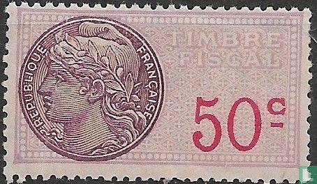 France timbre fiscal - Daussy 1936 (0,50F)