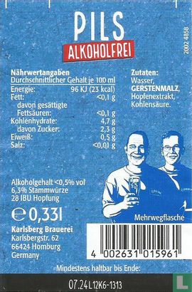Karlsberg Pils - Alkoholfrei - Bild 2