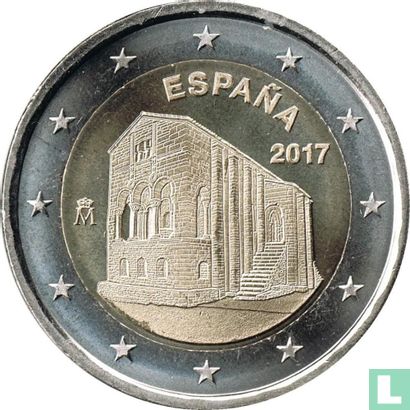 Spanje combinatie set 2017 (Numisbrief) "Santa María del Naranco church" - Afbeelding 4