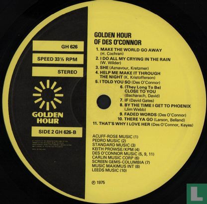 Golden Hour Of Des O'Connor - Image 4