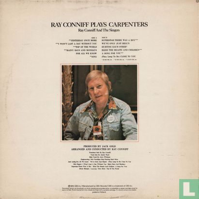 Ray Conniff Plays Carpenters - Bild 2