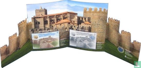 Spanje combinatie set 2019 (Numisbrief) "Old town of Avila" - Afbeelding 2