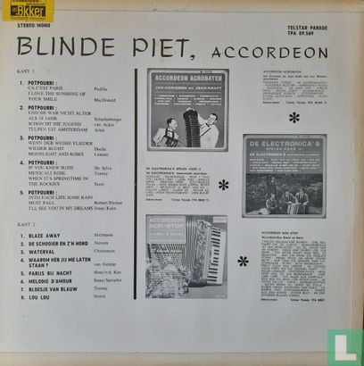 Blinde Piet, accordeon - Afbeelding 2
