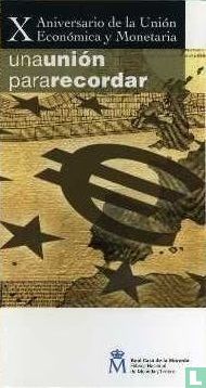 Spain mint set 2009 "10th anniversary of the European Monetary Union" - Image 1