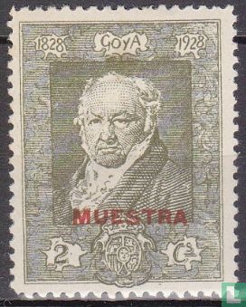 Francisco Goya Druck MUESTRA