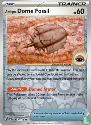 Antique Dome Fossil (reversed holo) - Image 1