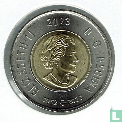 Canada 2 dollars 2023 (coloré) "100th anniversary Birth of Jean Paul Riopelle" - Image 1