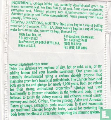 Ginkgo & Decaf Green Tea [tm] - Image 2