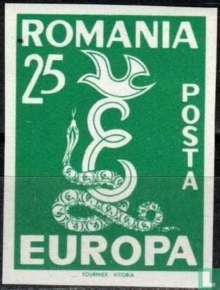 Europe – Letter E, Serpent and Dove