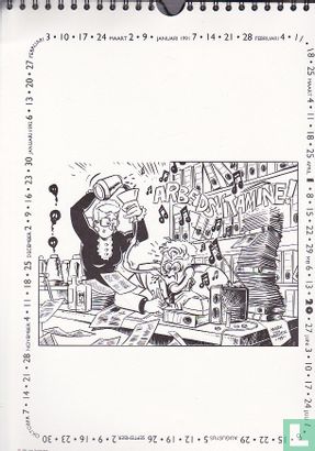 Stripschapkalender 1991 - Image 4