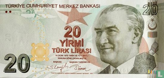 Turquie 20 lires - Image 1