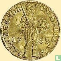 Hollande 1 ducat 1759 - Image 1
