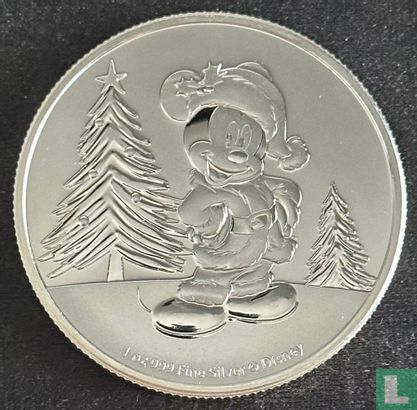 Niue 2 dollars 2019 "Mickey Mouse - Christmas" - Image 2