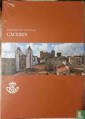Spanje combinatie set 2023 (Numisbrief) "Old city of Cáceres" - Afbeelding 1