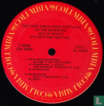 The First Great Rock Festivals Of The Seventies - Isle Of Wight / Atlanta Pop Festival - Afbeelding 8