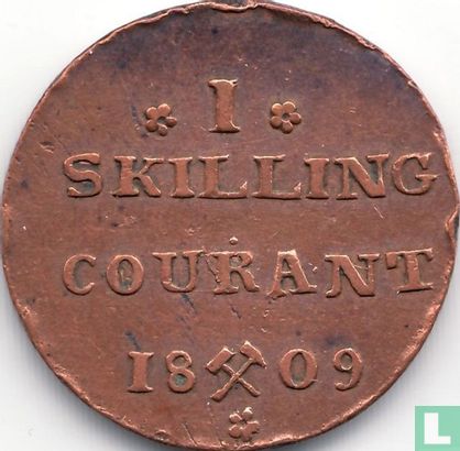 Norway 1 skilling 1809 (type 1) - Image 1