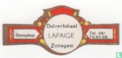 Duivenlokaal LAPAIGE Zottegem - Stompkop - Tel. 09/70.03.08 - Afbeelding 1