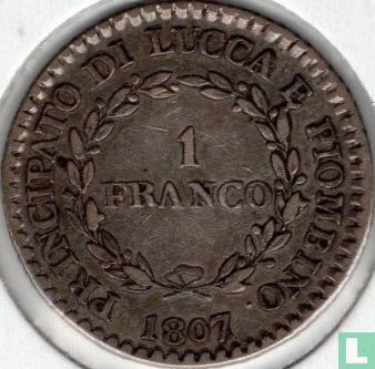 Lucca 1 franco 1807 - Afbeelding 1