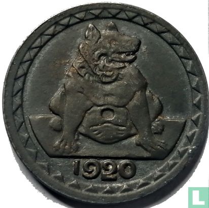 Aachen 25 Pfennig 1920 (Typ 2 - Kehrprägung) - Bild 1