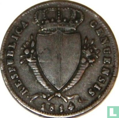 Gênes 2 soldi 1814 (type 2) - Image 1