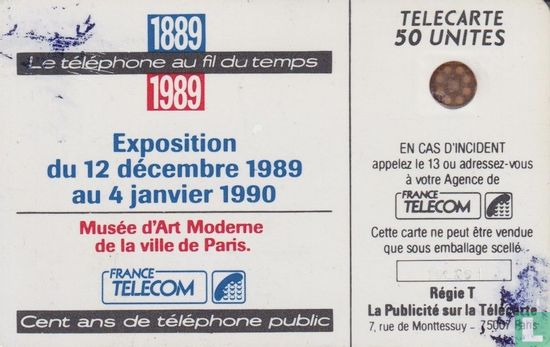 1889-1989 Téléphone au fil du temps - Bild 2