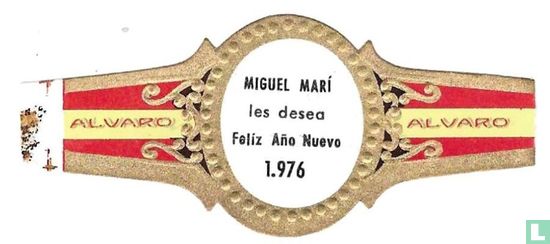 Miguel Marí les desea Felíz Año Nuevo 1.976 - Alvaro - Alvaro - Afbeelding 1
