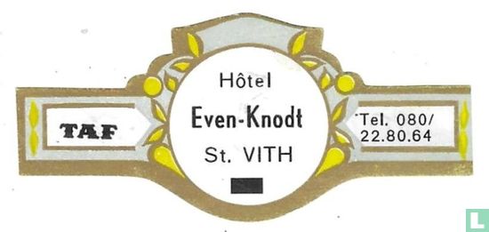 Hotel Even-Knodt St. Vith - Tél. 080 / 22.80.64 - Taf - Afbeelding 1