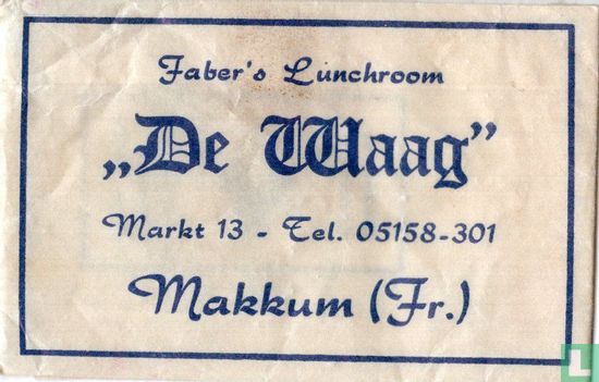 Faber's Lunchroom "De Waag" - Image 1