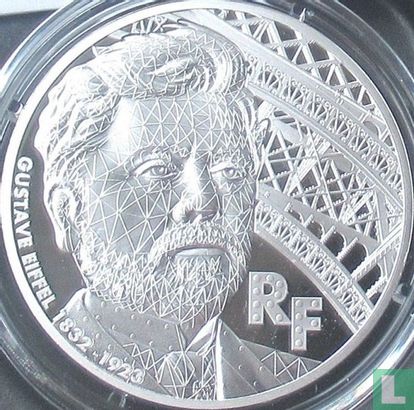 Frankrijk 10 euro 2023 (PROOF) "100th anniversary Death of Gustave Eiffel" - Afbeelding 2