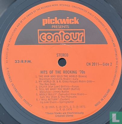 Hits of the Rocking 70s - Afbeelding 4