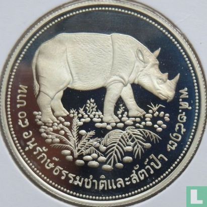 Thailand 50 baht 1974 (BE2517 - PROOF) "Wildlife conservation" - Afbeelding 1