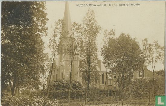 Wolvega - R.K. Kerk met pastorie