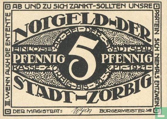 Zörbig, Stadt - 5 Pfennig (III) ND (1921) - Image 1