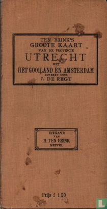 Groote kaart van de Provincie Utrecht