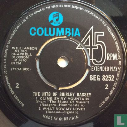 The Hits of Shirley Bassey - Bild 4