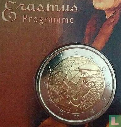 Grèce 2 euro 2022 (coincard) "35 years Erasmus Programme" - Image 3
