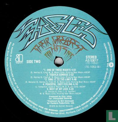 Their Greatest Hits Eagles - Bild 4