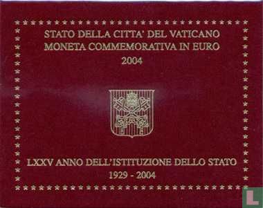 Vatikan 2 Euro 2004 (Folder) "75th anniversary Foundation of the Vatican City State" - Bild 1