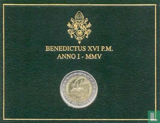 Vatican 2 euro 2005 (folder) "20th World Youth Day in Cologne" - Image 2