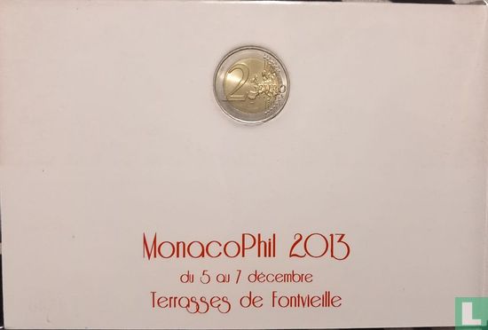 Monaco 2 Euro 2013 (Stamp & Folder) "20th anniversary Admission to the United Nations" - Bild 4