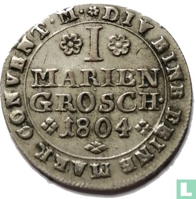 Brunswijk-Wolfenbüttel 1 mariengroschen 1804 - Afbeelding 1